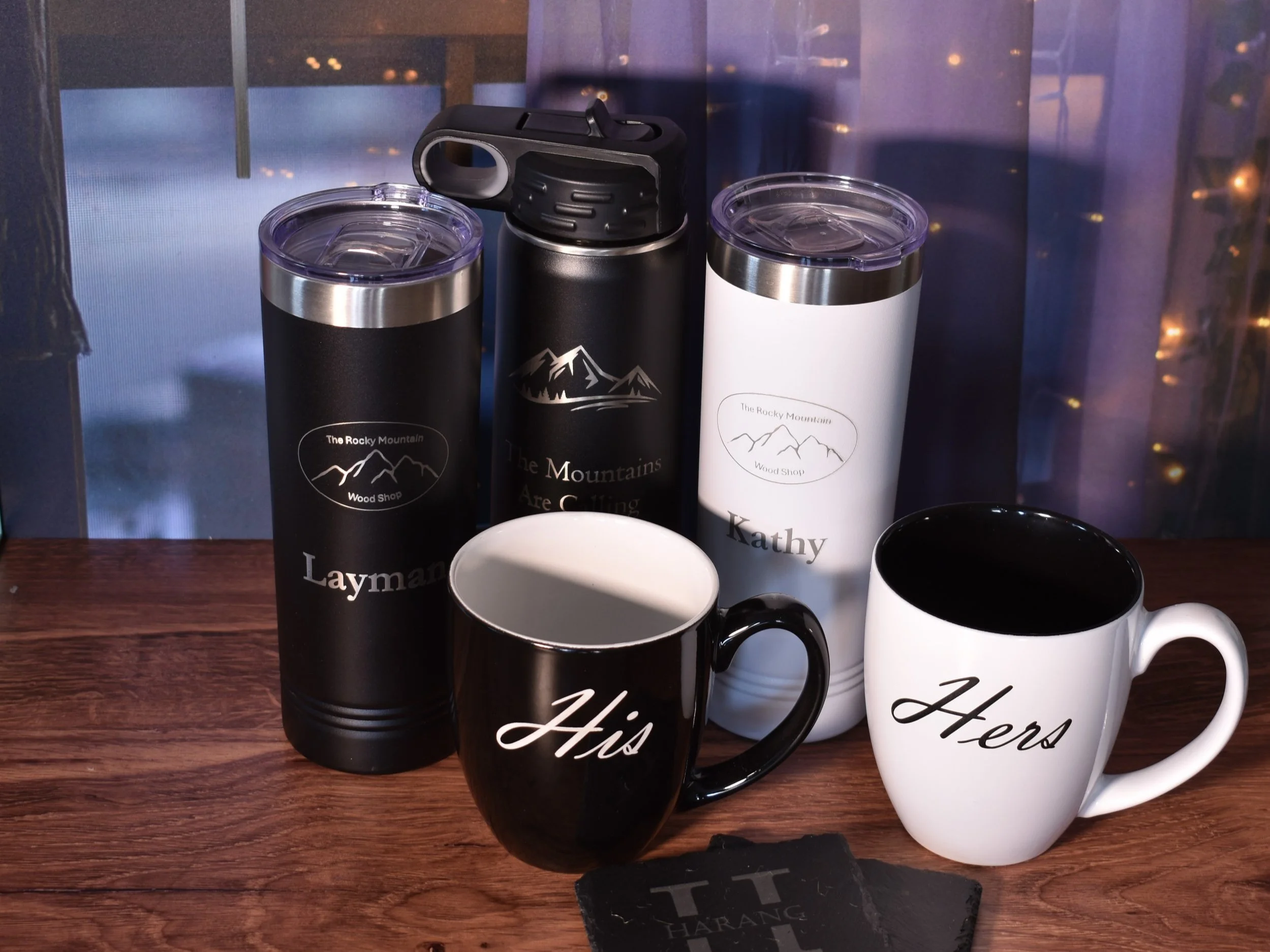 rockycup 1/2パイント（約236ml）R刻印　2個セット Tumblers, Bottles & Mugs — The Rocky Mountain Wood Shop